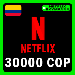 АВТО Карта пополнения Netflix 30000 COP КОЛУМБИЯ 24/7