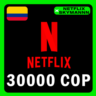 АВТО Карта пополнения Netflix 30000 COP КОЛУМБИЯ 24/7