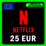 АВТО Карта пополнения Netflix 25 EUR ЕВРОПА 24/7