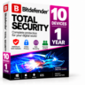 Bitdefender Total Security 10 устройств, ключ на 1 года