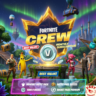 Fortnite Crew на 1 месяц   боевой пропуск   1000 В-бакс