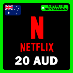 АВТО Карта пополнения Netflix 20 AUD АВСТРАЛИЯ 24/7
