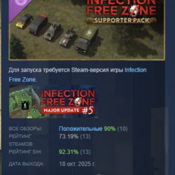 Infection Free Zone - Supporter Pack АВТОДОСТАВКА STEAM GLOBAL МГНОВЕННО ЛИЦЕНЗИЯ