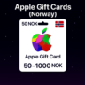 Apple Gift Cards (Норвегия) 50–1000 NOK | Коды