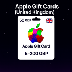 Apple Gift Cards (Великобритания) 5–200 GBP | Коды
