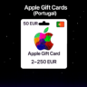 Apple Gift Cards (Португалия) 2–250 EUR | Коды