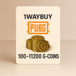 PUBG G-COINS  [100 510 1050 2700 5500 11200] пабг код