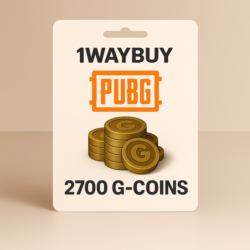 PUBG 2700 G-COINS  ПОПОЛНЕНИЕ БОНУС ПИН КОД КЛЮЧ СТИМ