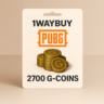 PUBG 2700 G-COINS  ПОПОЛНЕНИЕ БОНУС ПИН КОД КЛЮЧ СТИМ
