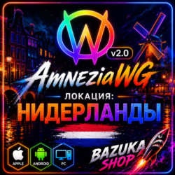 VPN НИДЕРЛАНДЫ ВПН AMNEZIA 2.0 ЛИЧНЫЙ VPN AMNEZIAWG PREMIUM VPN