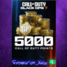 5,000 Black Ops 7 or Call of Duty Warzone Points XBOX DLC