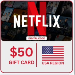 Подарочная карта Netflix $50 – ключ USA | Мгновенно