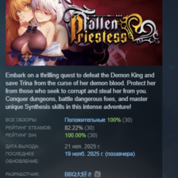 Fallen Priestess: My Sister's Demonic Bloodline АВТОДОСТАВКА STEAM GLOBAL МГНОВЕННО Л