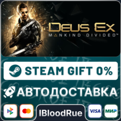 Deus Ex: Mankind Divided  •РУ  МИР / STEAM АВТО, 0%