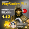 Подписка PS PLUS Essential/Extra/Deluxe | Регион Турция