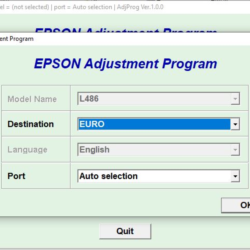 Epson L486 Adjustment Program