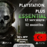 PS Plus Turkey • ESSENTIAL • 12 Месяцев