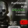 PS Plus Turkey • DELUXE • 3 Месяца