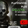 PS Plus Turkey • DELUXE • 12 Месяцев