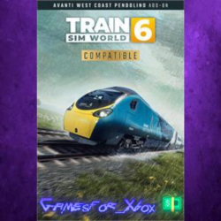 ☀️Train Sim World 6 Avanti West Coast BR Class 390 Pendolino EMU XBOX DLC