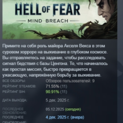 HELL OF FEAR: Mind Breach АВТОДОСТАВКА STEAM GLOBAL МГНОВЕННО ЛИЦЕНЗИЯ