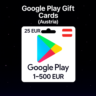 Google Play Gift Cards (Австрия) 1–500 EUR | Коды