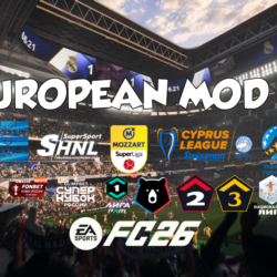 FC 26 - EUROPEAN PRO MOD FIFAMAN V6 TU 1.6.3 РПЛ   4 Дивизиона