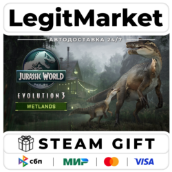 DLC Jurassic World Evolution 3: Wetlands Steam МИР АВТО