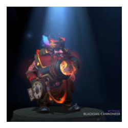 dota 2 Sniper Blacksail Cannoneer