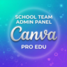 Панель администратора команды Canva Pro Edu для школ | Личный аккаунт