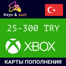 ✅ Xbox 🔥Gift Card 25-300 TRY (Турция) [Без комиссии]