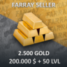 RDO • 2.500 GOLD   200.000 $   50 LVL RED DEAD RDR2