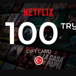 ПОДАРОЧНАЯ КАРТА NETFLIX 100 TL (Турция/Turkiye)/TR/TRy