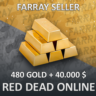 RDO • 480 GOLD   40.000 $ RED DEAD ONLINE RDR2