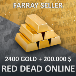 RDO • 2400 GOLD   200.000 $ RED DEAD ONLINE RDR2