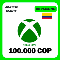 XBOX LIVE 100.000 COP КОЛУМБИЯ ПОПОЛНЕНИЯ АВТО 24/7