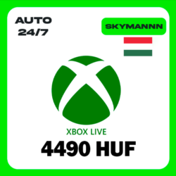 XBOX LIVE 4490 HUF ВЕНГРИЯ КАРТА ПОПОЛНЕНИЯ АВТО 24/7