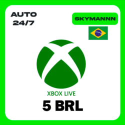 XBOX LIVE 5 BRL БРАЗИЛИЯ КАРТА ПОПОЛНЕНИЯ АВТО 24/7