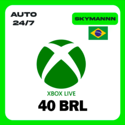 XBOX LIVE 40 BRL БРАЗИЛИЯ КАРТА ПОПОЛНЕНИЯ АВТО 24/7