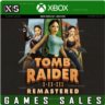 TOMB RAIDER I-III REMASTERED STARRING LARA CROFT  XBOX