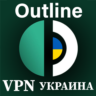 УКРАИНА Outline VPN БЕЗЛИМИТ Стабильный ключ 1/6 м