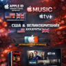 Apple ID для любой страны – Оплата, Музыка, ТВ
