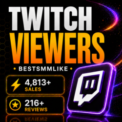Twitch - Зрители | от 5 мин до 1 месяца | Старт 5-20 мин