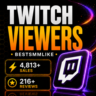 Twitch - Зрители | от 5 мин до 1 месяца | Старт 5-20 мин
