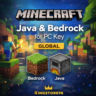 Minecraft Java  Bedrock Edition(КЛЮЧ для ПК,глобальный)