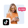 Накрутка 500 подписчиков в TikTok (ТикТок подписчики)