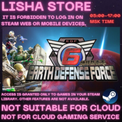 EARTH DEFENSE FORCE 6 Стим Оффлайн На 90 дней