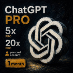 ChatGPT  PRO 5x/PRO 10x/PRO 25x | 1 месяц | Лучшая цена! GPT | PRO 100/200/500 GPT