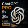 ChatGPT  PRO 5x/PRO 10x/PRO 25x | 1 месяц | Лучшая цена! GPT | PRO 100/200/500 GPT