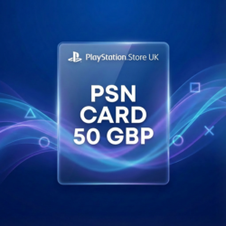 PSN Карта пополнения 50 GBP (Фунтов) Великобритания